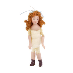 Cute Curly Hair Miniature Doll