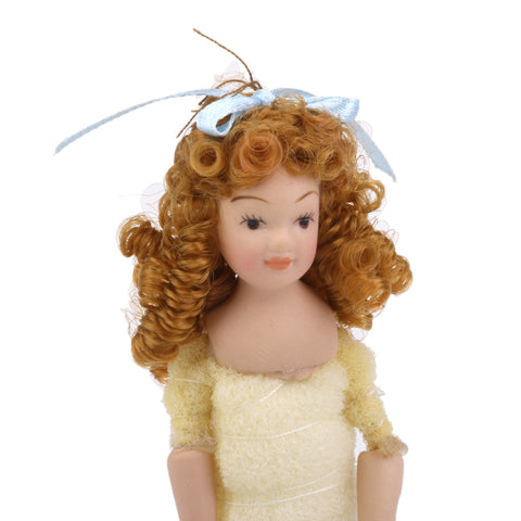 Cute Curly Hair Miniature Doll