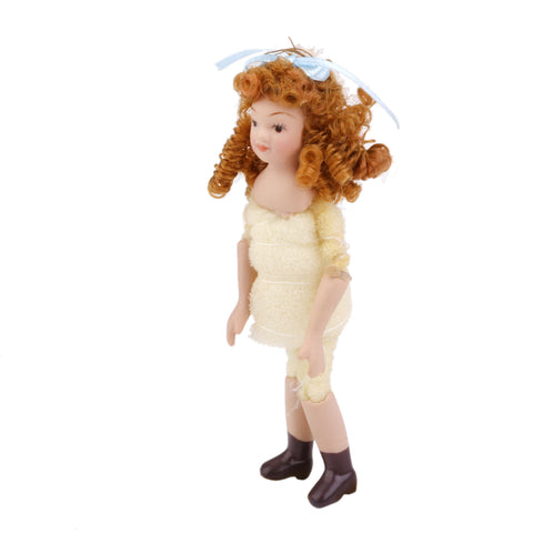 Cute Curly Hair Miniature Doll