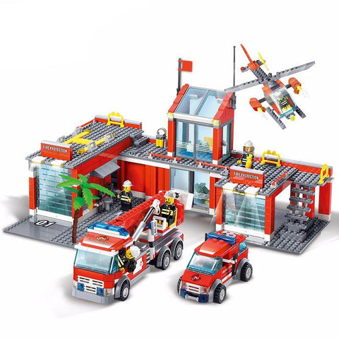 Fire Station Model Building Blocks